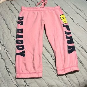 Be Happy Pink leggings